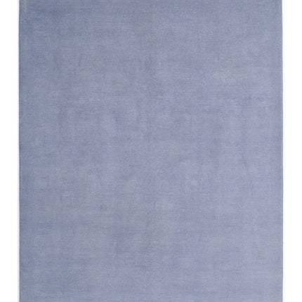 Overdye 8' 8" X 12' 1" Hand Knotted Wool Rug 8' 8" X 12' 1" (264 X 368) / Grey / Wool