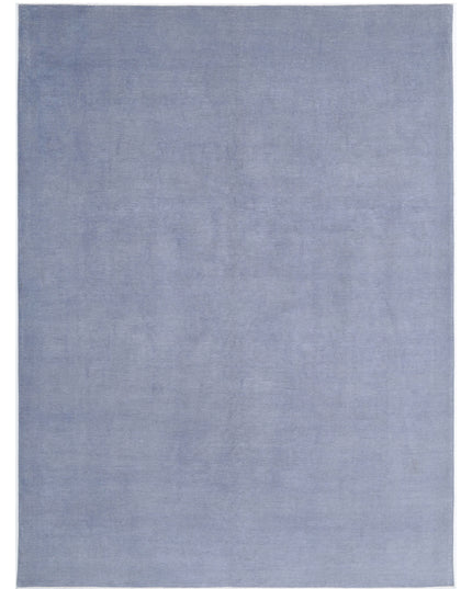 Overdye 8' 8" X 12' 1" Hand Knotted Wool Rug 8' 8" X 12' 1" (264 X 368) / Grey / Wool