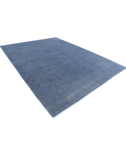 Overdye 8' 10" X 11' 9" Hand Knotted Wool Rug 8' 10" X 11' 9" (269 X 358) / Grey / Wool