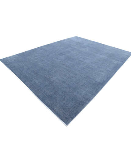 Overdye 8' 10" X 11' 9" Hand Knotted Wool Rug 8' 10" X 11' 9" (269 X 358) / Grey / Wool