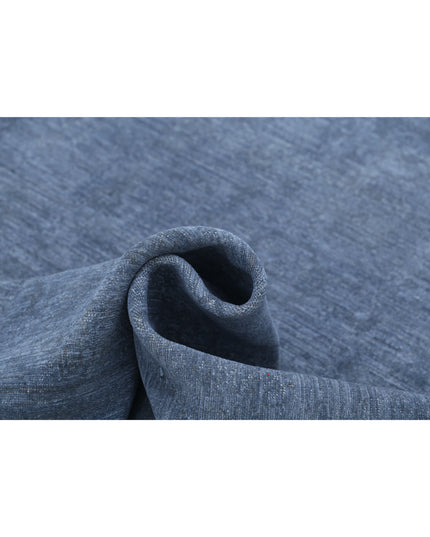 Overdye 8' 10" X 11' 9" Hand Knotted Wool Rug 8' 10" X 11' 9" (269 X 358) / Grey / Wool