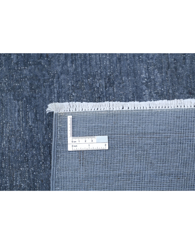 Overdye 8' 10" X 11' 9" Hand Knotted Wool Rug 8' 10" X 11' 9" (269 X 358) / Grey / Wool