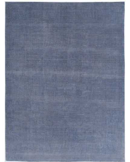 Overdye 8' 10" X 11' 9" Hand Knotted Wool Rug 8' 10" X 11' 9" (269 X 358) / Grey / Wool
