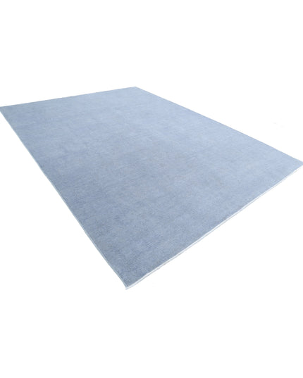 Overdye 8' 9" X 11' 6" Hand Knotted Wool Rug 8' 9" X 11' 6" (267 X 351) / Grey / Wool