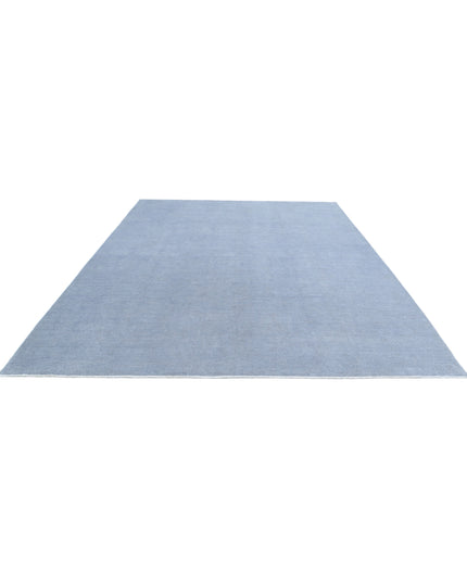 Overdye 8' 9" X 11' 6" Hand Knotted Wool Rug 8' 9" X 11' 6" (267 X 351) / Grey / Wool