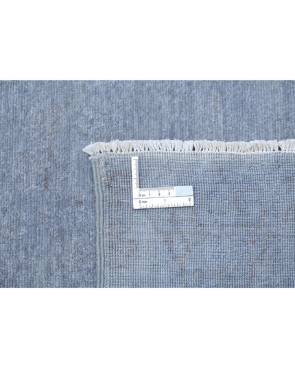 Overdye 8' 9" X 11' 6" Hand Knotted Wool Rug 8' 9" X 11' 6" (267 X 351) / Grey / Wool