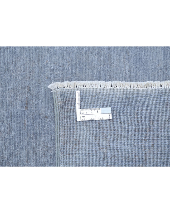 Overdye 8' 9" X 11' 6" Hand Knotted Wool Rug 8' 9" X 11' 6" (267 X 351) / Grey / Wool