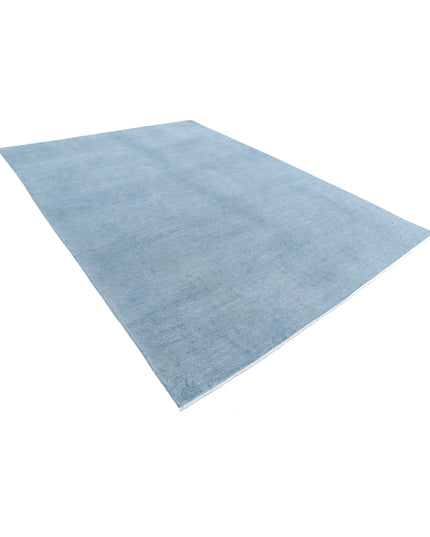 Overdye 8' 5" X 11' 6" Hand Knotted Wool Rug 8' 5" X 11' 6" (257 X 351) / Grey / Wool