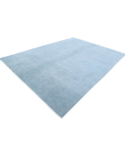 Overdye 8' 5" X 11' 6" Hand Knotted Wool Rug 8' 5" X 11' 6" (257 X 351) / Grey / Wool