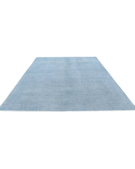 Overdye 8' 5" X 11' 6" Hand Knotted Wool Rug 8' 5" X 11' 6" (257 X 351) / Grey / Wool