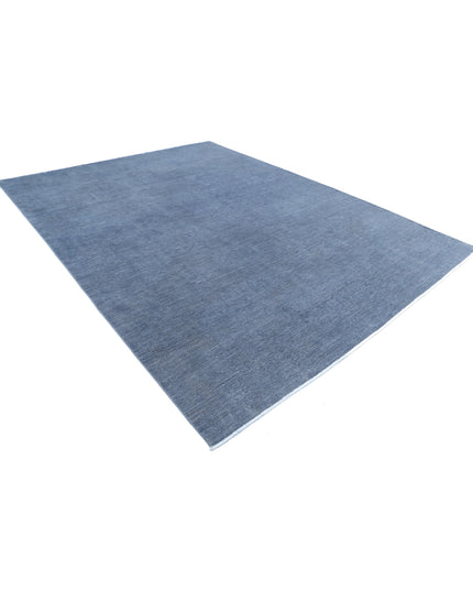 Overdye 8' 10" X 11' 10" Hand Knotted Wool Rug 8' 10" X 11' 10" (269 X 361) / Grey / Wool
