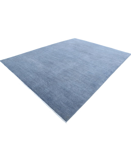 Overdye 8' 10" X 11' 10" Hand Knotted Wool Rug 8' 10" X 11' 10" (269 X 361) / Grey / Wool