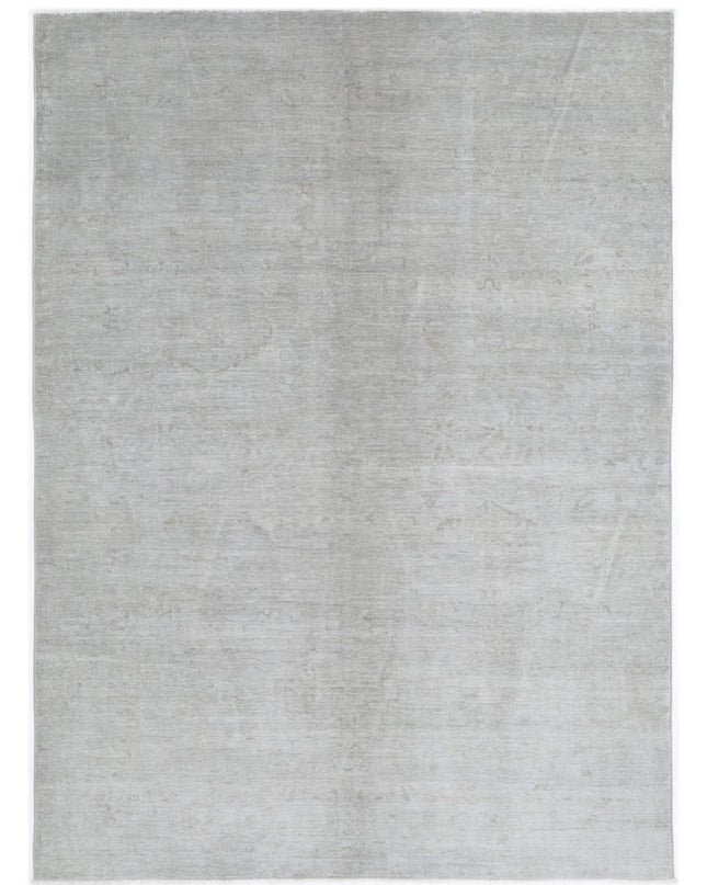 Overdye 5' 10" X 8' 3" Hand Knotted Wool Rug 5' 10" X 8' 3" (178 X 251) / Grey / Wool