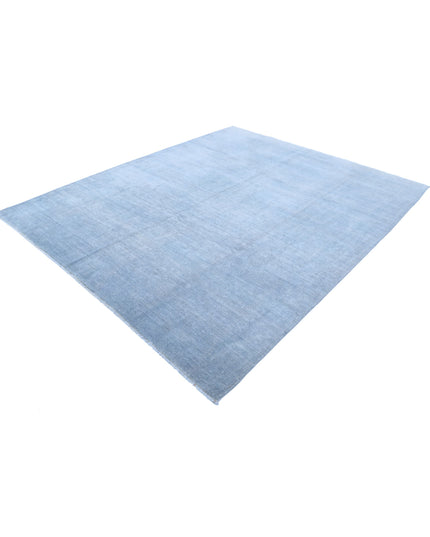 Overdye 7' 9" X 9' 7" Hand Knotted Wool Rug 7' 9" X 9' 7" (236 X 292) / Grey / Wool