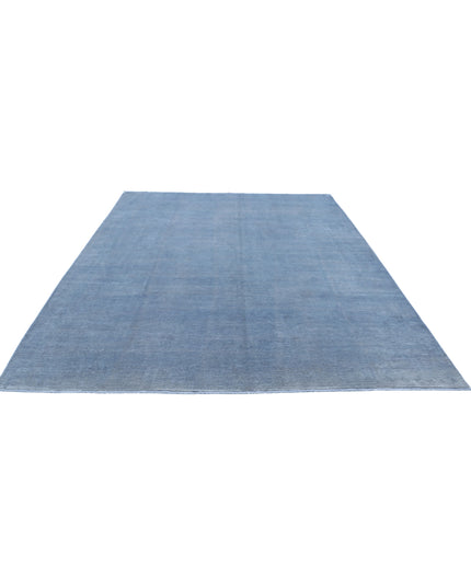 Overdye 7' 9" X 9' 7" Hand Knotted Wool Rug 7' 9" X 9' 7" (236 X 292) / Grey / Wool