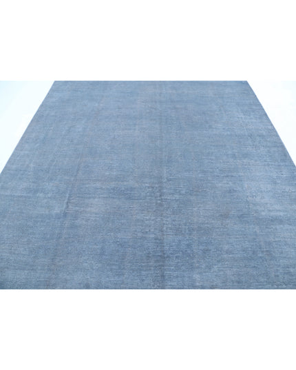 Overdye 7' 9" X 9' 7" Hand Knotted Wool Rug 7' 9" X 9' 7" (236 X 292) / Grey / Wool
