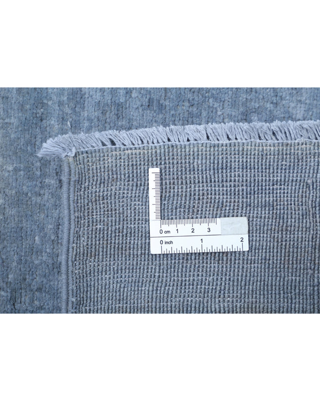 Overdye 7' 9" X 9' 7" Hand Knotted Wool Rug 7' 9" X 9' 7" (236 X 292) / Grey / Wool