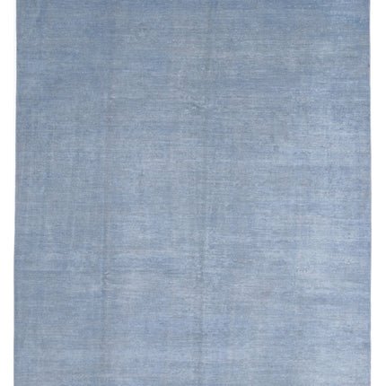 Overdye 7' 9" X 9' 7" Hand Knotted Wool Rug 7' 9" X 9' 7" (236 X 292) / Grey / Wool