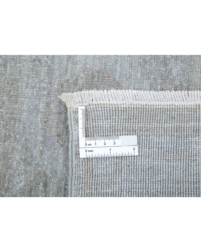 Overdye 4' 9" X 6' 5" Hand Knotted Wool Rug 4' 9" X 6' 5" (145 X 196) / Grey / Wool