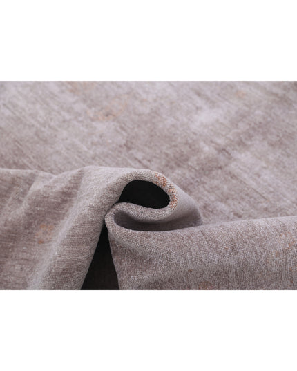 Overdye 5' 10" X 6' 6" Hand Knotted Wool Rug 5' 10" X 6' 6" (178 X 198) / Taupe / Wool