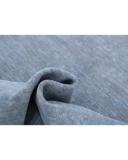 Overdye 5' 11" X 8' 6" Hand Knotted Wool Rug 5' 11" X 8' 6" (180 X 259) / Grey / Wool