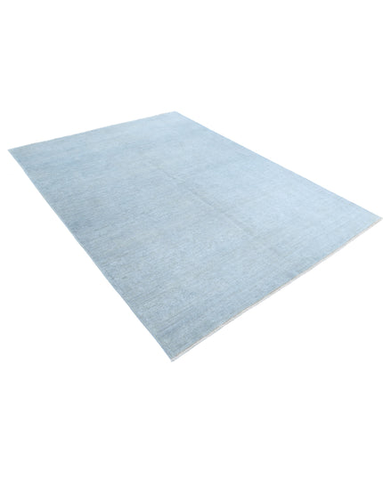 Overdye 6' 1" X 8' 4" Hand Knotted Wool Rug 6' 1" X 8' 4" (185 X 254) / Grey / Wool