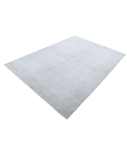 Overdye 6' 1" X 8' 4" Hand Knotted Wool Rug 6' 1" X 8' 4" (185 X 254) / Grey / Wool