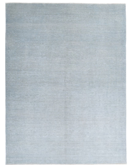 Overdye 6' 1" X 8' 4" Hand Knotted Wool Rug 6' 1" X 8' 4" (185 X 254) / Grey / Wool