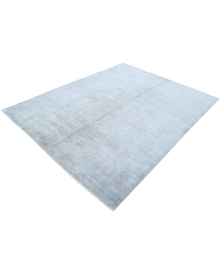 Overdye 6' 2" X 8' 1" Hand Knotted Wool Rug 6' 2" X 8' 1" (188 X 246) / Grey / Wool
