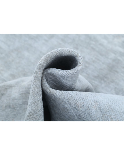 Overdye 6' 2" X 8' 1" Hand Knotted Wool Rug 6' 2" X 8' 1" (188 X 246) / Grey / Wool