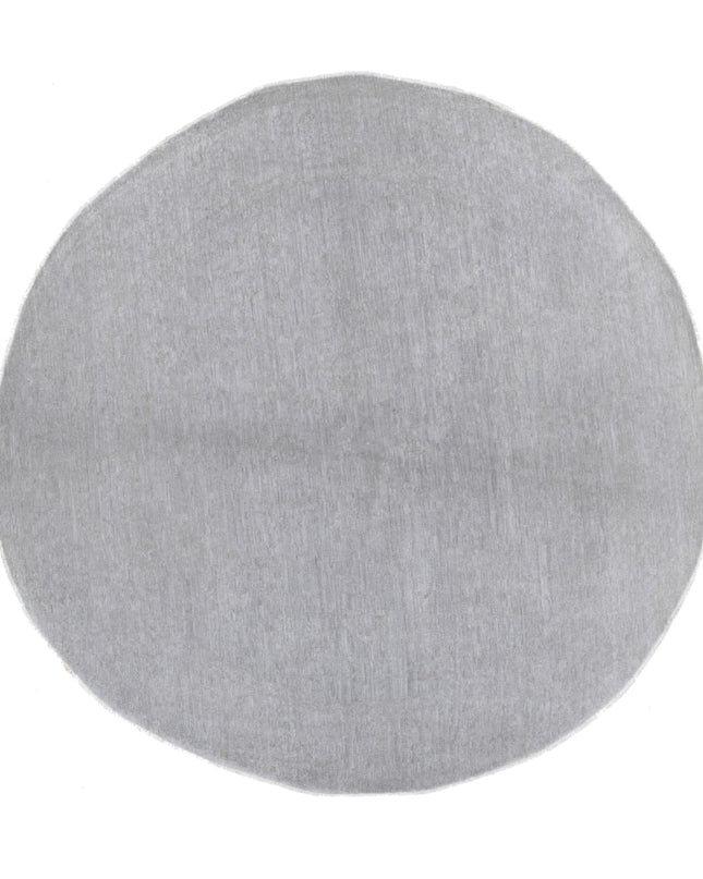 Overdye 6' 2" X 6' 0" Hand Knotted Wool Rug 6' 2" X 6' 0" (188 X 183) / Grey / Wool