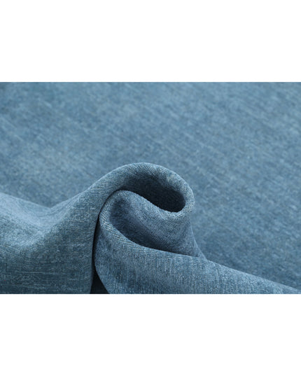 Overdye 8' 11" X 11' 9" Hand Knotted Wool Rug 8' 11" X 11' 9" (272 X 358) / Blue / Wool