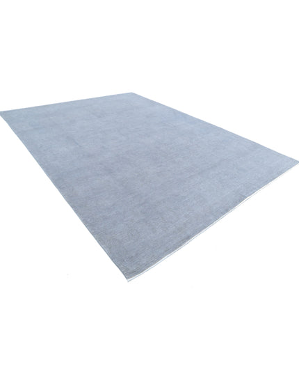 Overdye 9' 0" X 12' 4" Hand Knotted Wool Rug 9' 0" X 12' 4" (274 X 376) / Grey / Wool