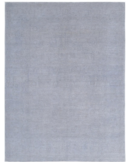 Overdye 9' 0" X 12' 4" Hand Knotted Wool Rug 9' 0" X 12' 4" (274 X 376) / Grey / Wool
