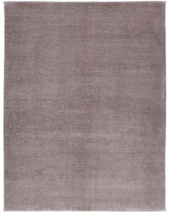 Overdye 6' 1" X 8' 4" Hand Knotted Wool Rug 6' 1" X 8' 4" (185 X 254) / Taupe / Wool