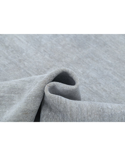 Overdye 6' 3" X 8' 3" Hand Knotted Wool Rug 6' 3" X 8' 3" (191 X 251) / Grey / Wool