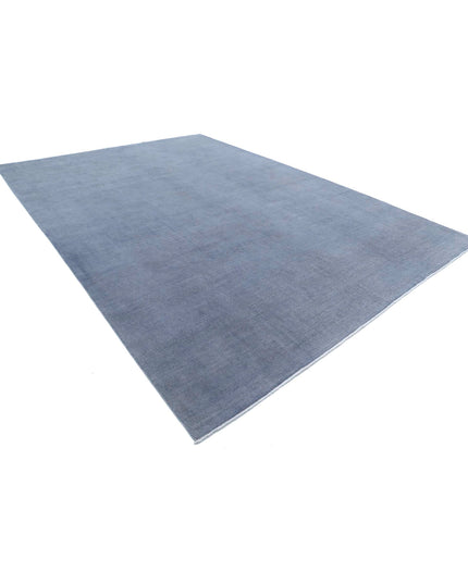 Overdye 9' 10" X 13' 11" Hand Knotted Wool Rug 9' 10" X 13' 11" (300 X 424) / Grey / Wool