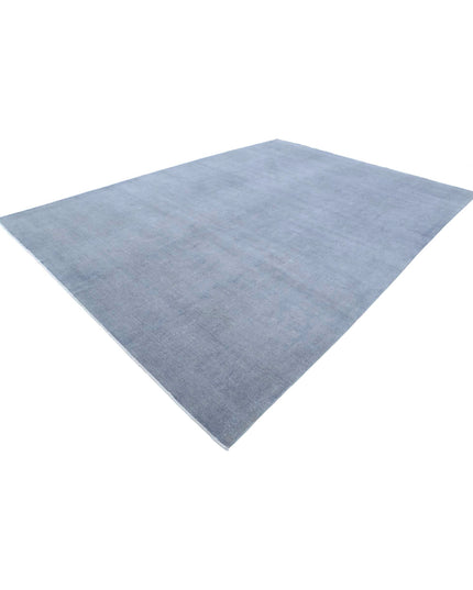 Overdye 9' 10" X 13' 11" Hand Knotted Wool Rug 9' 10" X 13' 11" (300 X 424) / Grey / Wool