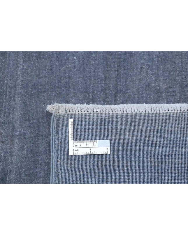 Overdye 9' 10" X 13' 11" Hand Knotted Wool Rug 9' 10" X 13' 11" (300 X 424) / Grey / Wool