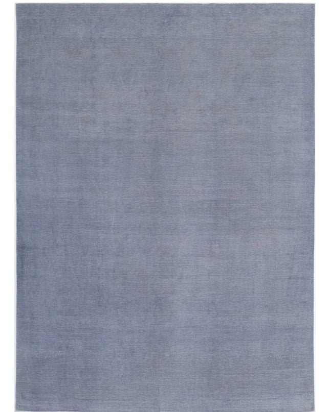 Overdye 9' 10" X 13' 11" Hand Knotted Wool Rug 9' 10" X 13' 11" (300 X 424) / Grey / Wool