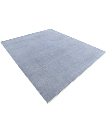 Overdye 7' 11" X 9' 1" Hand Knotted Wool Rug 7' 11" X 9' 1" (241 X 277) / Grey / Wool