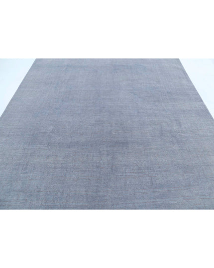 Overdye 7' 11" X 9' 1" Hand Knotted Wool Rug 7' 11" X 9' 1" (241 X 277) / Grey / Wool