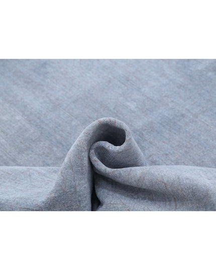 Overdye 7' 11" X 9' 1" Hand Knotted Wool Rug 7' 11" X 9' 1" (241 X 277) / Grey / Wool