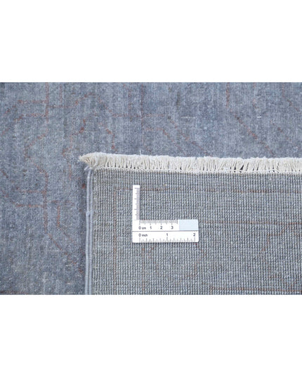 Overdye 7' 11" X 9' 1" Hand Knotted Wool Rug 7' 11" X 9' 1" (241 X 277) / Grey / Wool
