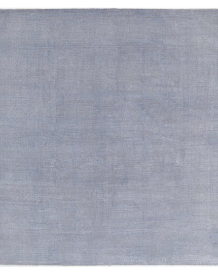 Overdye 7' 11" X 9' 1" Hand Knotted Wool Rug 7' 11" X 9' 1" (241 X 277) / Grey / Wool