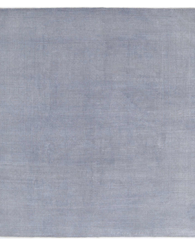 Overdye 7' 11" X 9' 1" Hand Knotted Wool Rug 7' 11" X 9' 1" (241 X 277) / Grey / Wool