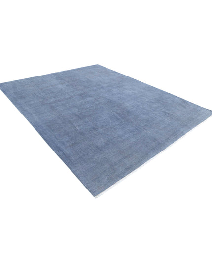 Overdye 7' 11" X 9' 10" Hand Knotted Wool Rug 7' 11" X 9' 10" (241 X 300) / Charcoal / Wool