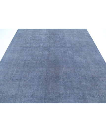 Overdye 7' 11" X 9' 10" Hand Knotted Wool Rug 7' 11" X 9' 10" (241 X 300) / Charcoal / Wool