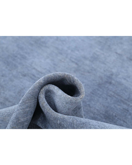 Overdye 7' 11" X 9' 10" Hand Knotted Wool Rug 7' 11" X 9' 10" (241 X 300) / Charcoal / Wool