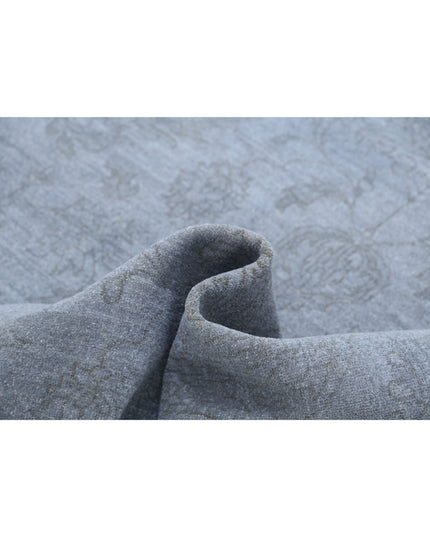 Overdye 9' 9" X 13' 5" Hand Knotted Wool Rug 9' 9" X 13' 5" (297 X 409) / Grey / Wool